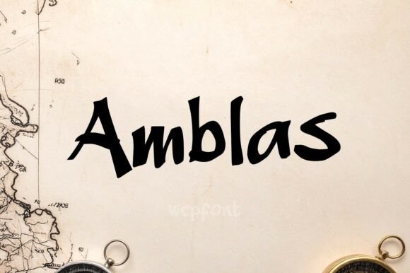 Amblas: A Rugged and Expressive Typeface for Editorial Design