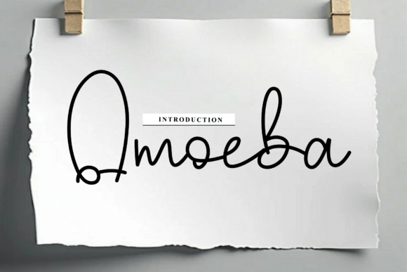 Amoeba: A Versatile Script Font for Creative Projects