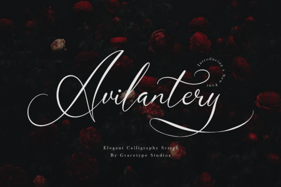 Avilantery Font: Elegant Script for Editorial Design