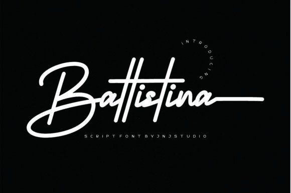 Battistina: A Graceful Script Typeface for Elegant Web Design