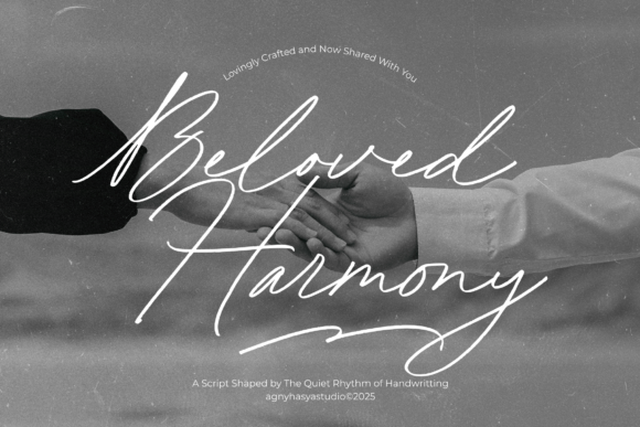 Beloved Harmony: A Handwritten Font for Web Design