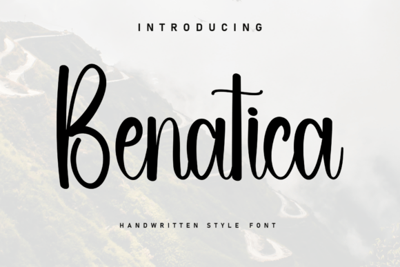 Benatica: A Handwritten Font for Charming Web Design