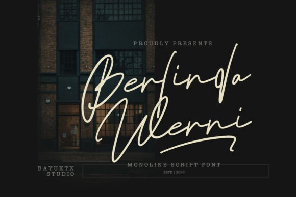 Berlinda Werni Font: Elegant Script for Web Design