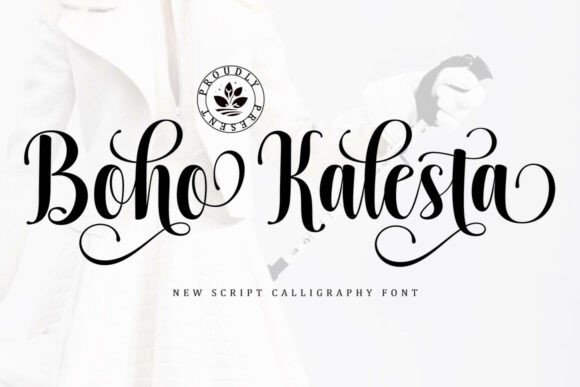Boho Kalesta: Elevate Your Brand with This Elegant Script Font
