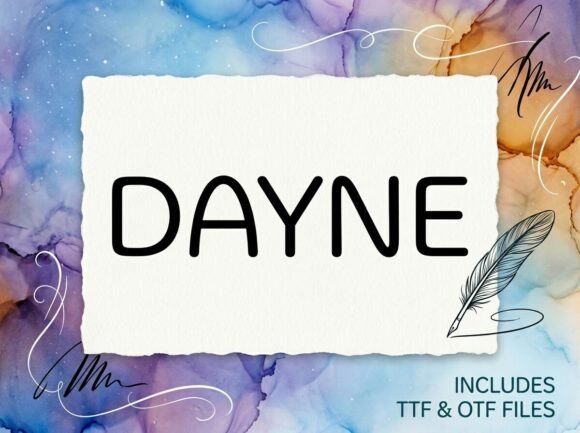 Dayne: A Clean Handwritten Font for Modern Brands