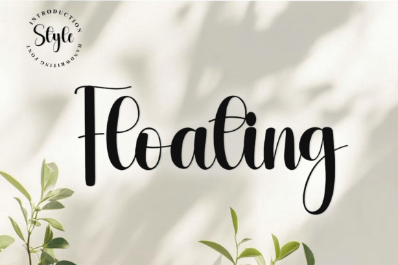 Discover the Elegance of Floating: A Modern Handwritten Font