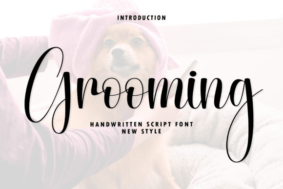 Elevate Your Craft with Grooming: A Modern Script Font