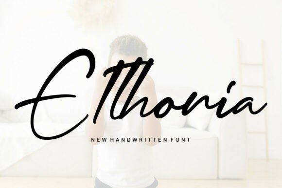 Elthoria: A Refined Script Font for Elegant Web Design