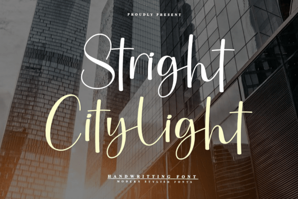 Enhance Your Brand with Stright Citylight Font