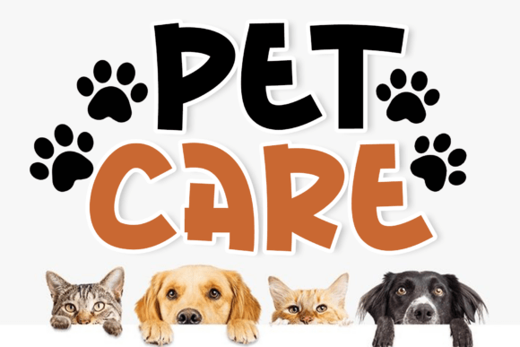 Enhance Your Craft with Pet Care: A Charming Handwritten Font