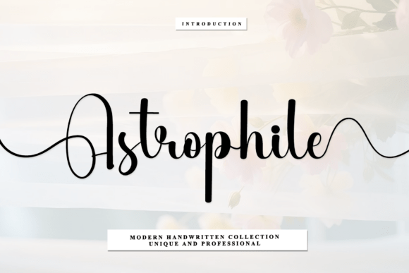 Exploring Astrophile: A Handwritten Font for Creative Branding