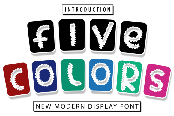 Five Colors: A Handwritten Font for Eye-Catching Branding
