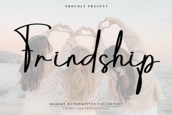 Frindship: A Modern Minimalist Font for Brand Design