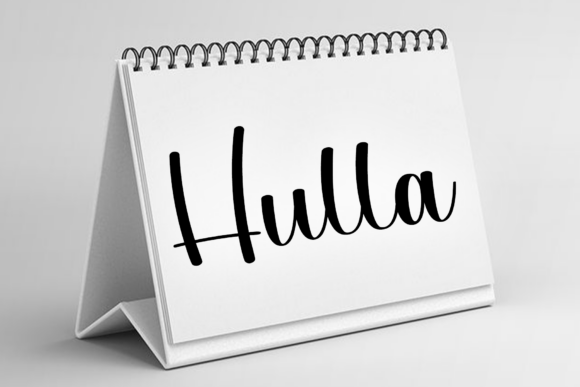 Hulla: A Charming Handwritten Font for Crafters