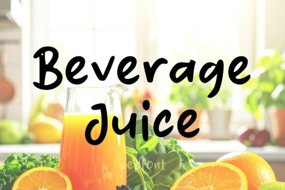 Introducing Beverage Juice: A Versatile Script Font for Engaging Campaigns