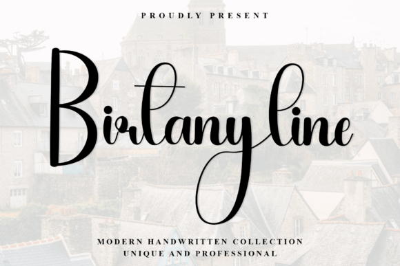 Introducing Birtanyline: A Modern Handwritten Font for Editorial Elegance