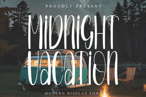 Midnight Vacation: A Modern Handwritten Font for Web Design