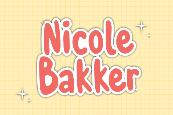 Nicole Bakker: A Playful Handwritten Font for Editorial Design