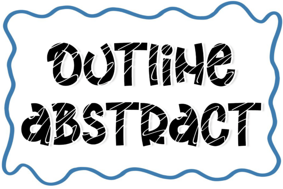 Outline Abstract: A Sweet and Cursive Font for Engaging Campaigns