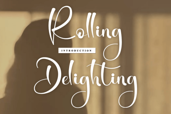 Rolling Delighting: A Premium Script Font for Web Design