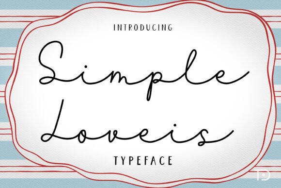 Simple Loveis Font Review: Minimalist Script for Branding