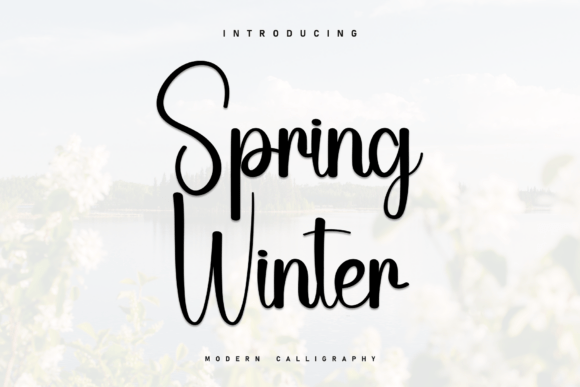 Spring Winter: A Charming Handwritten Font for Web Design