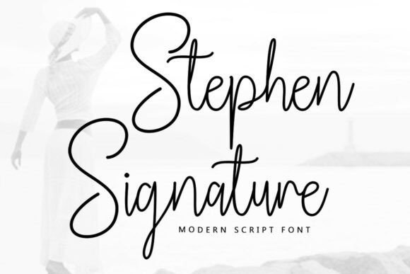 Stephen Signature: A Modern Script Font for Handmade Creations
