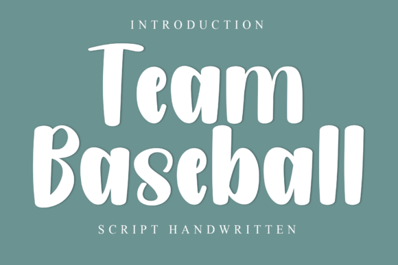 Team Baseball: The Perfect Font for Engaging Campaigns