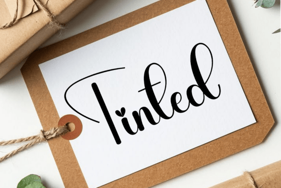 Tinted: A Charming Handwritten Font for Crafters
