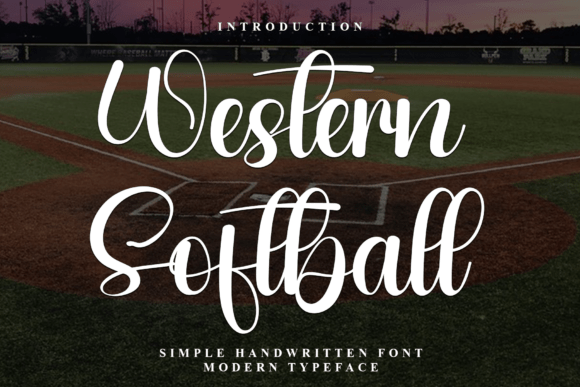 Western Softball: A Festive Typeface for Editorial Charm